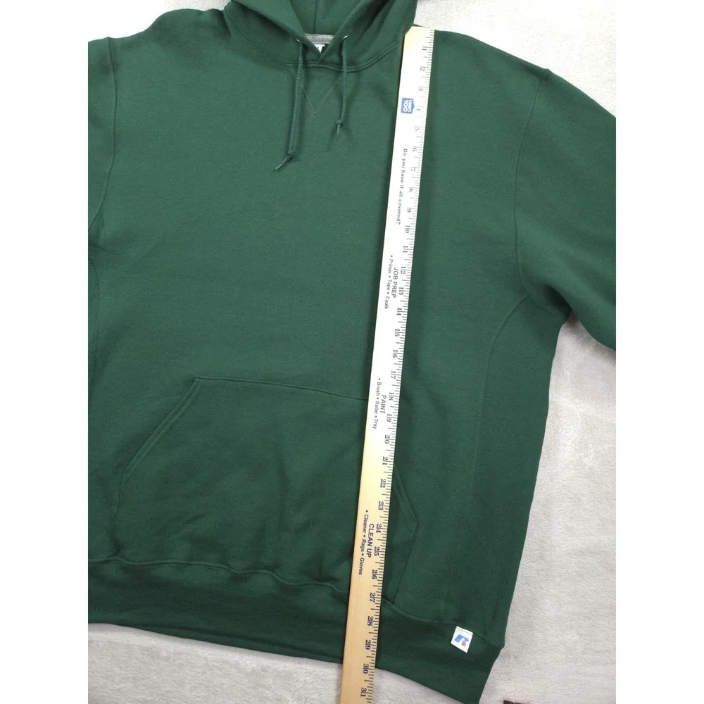 Vintage Russell Athletic Hoodie‎ Mens XL Sweatshirt Y2K Green